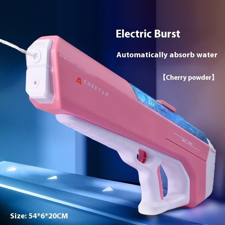 Electric Continuous Hair Gun Water Spray High Pressure Strong Water Pistol Large Capacity Automatic Water Feeding Internet Celebrity