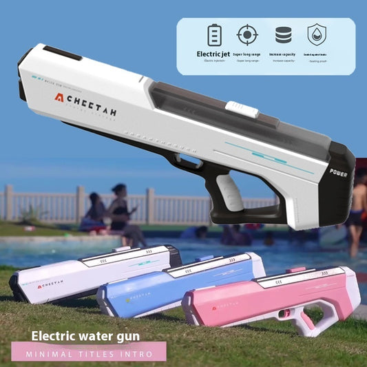 Electric Continuous Hair Gun Water Spray High Pressure Strong Water Pistol Large Capacity Automatic Water Feeding Internet Celebrity