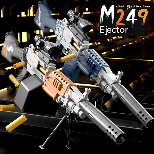 M249 Manual Soft Bullet Gun Boy Gift Toy